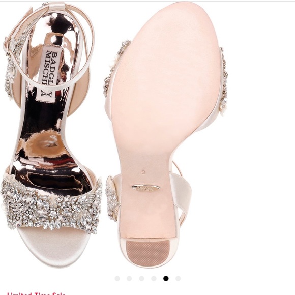 Badgley Mischka Collection Libby Ankle strap sandal size 8 - Picture 3 of 6